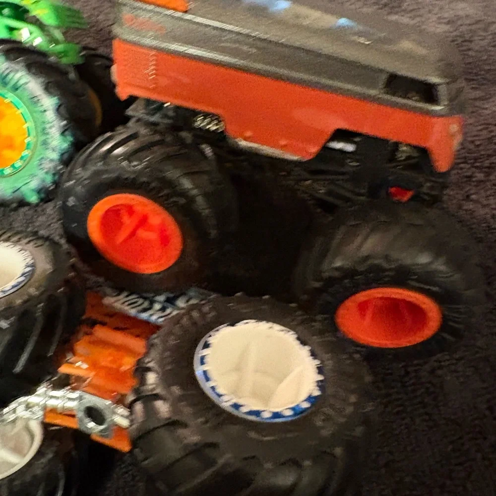 5 Hot Wheels Monster Truck Toy lot. Multicolors.